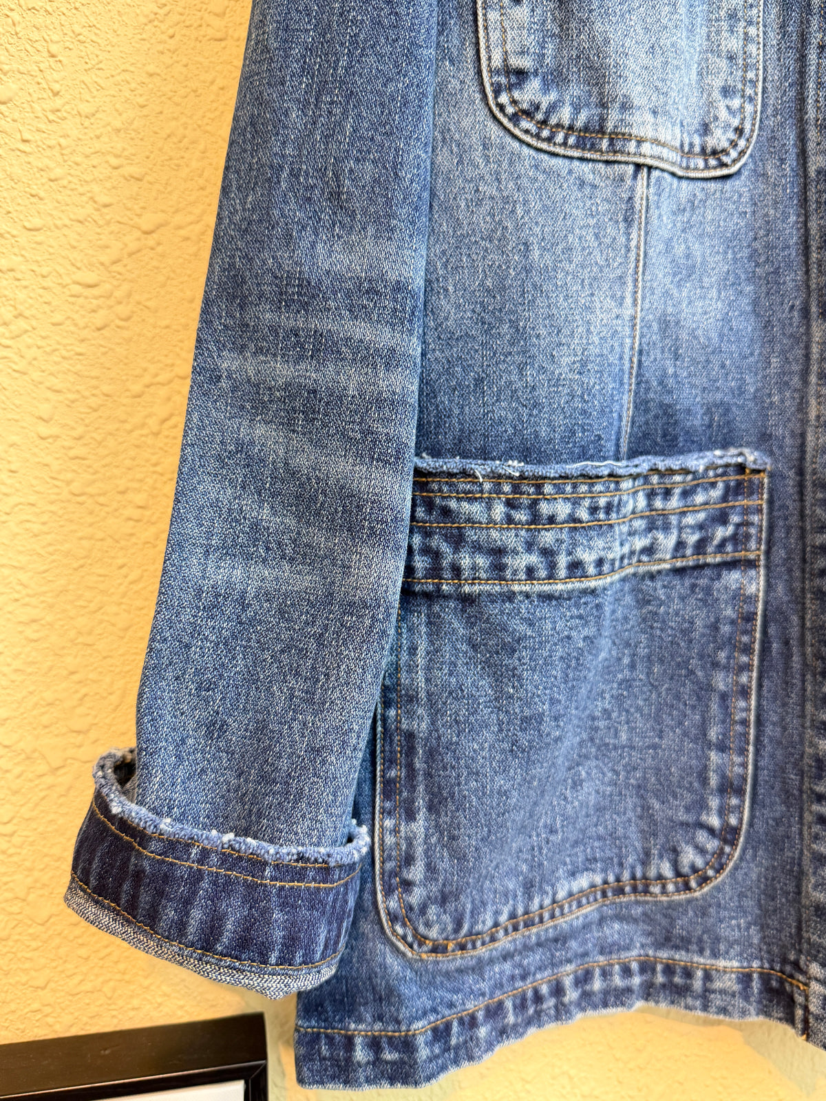 4-pockets denim outer #00909