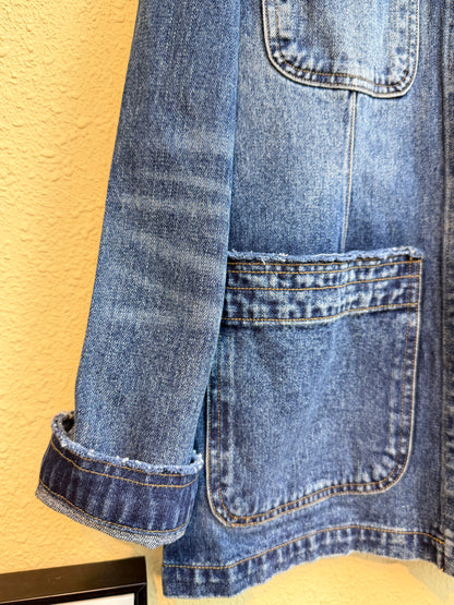 4-pockets denim outer #00909