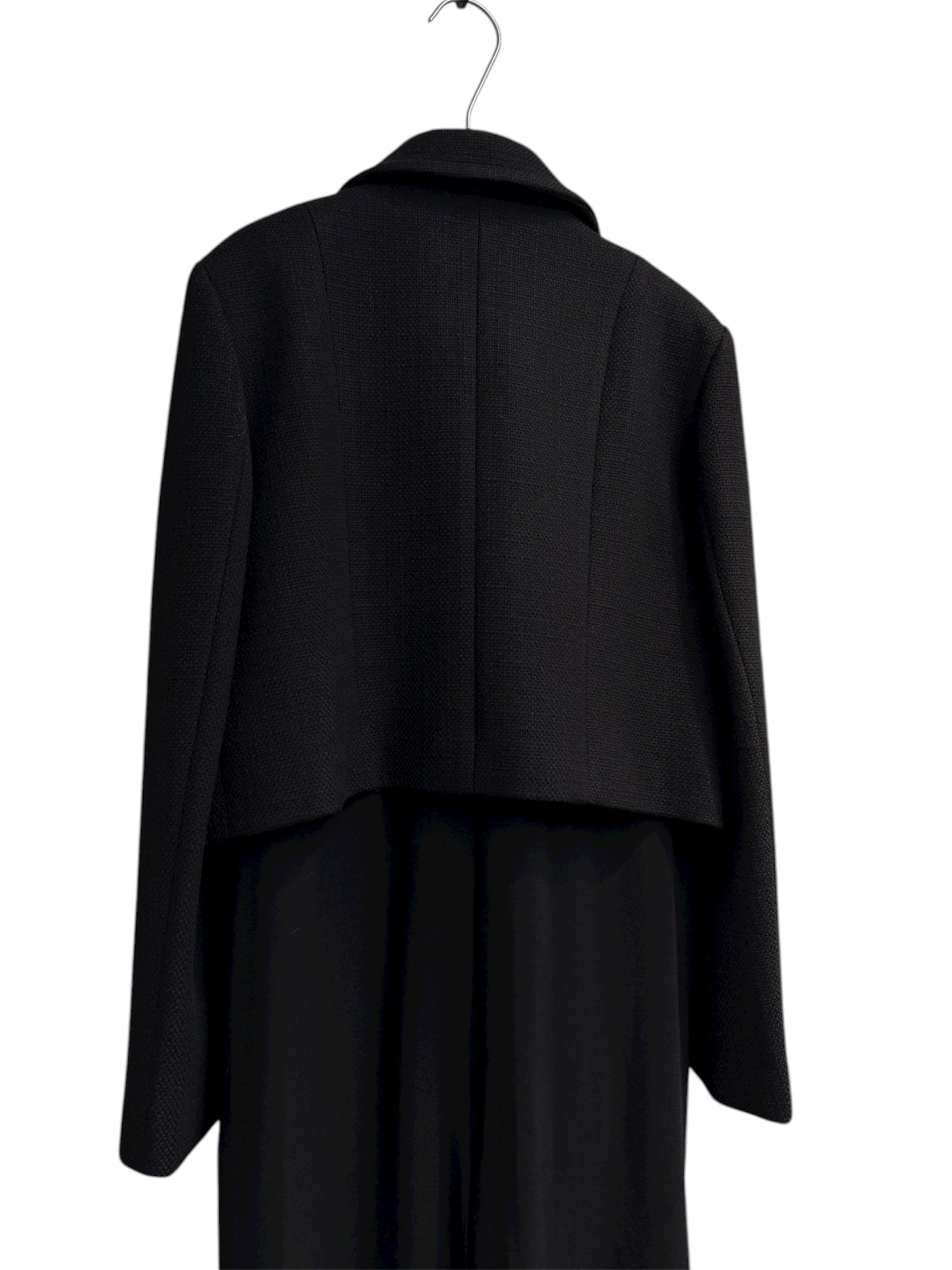 (-30% off)silver button tweed short jacket #00029