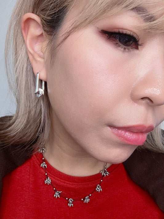 Fusilli shape earrings