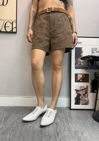 Embroidery shorts #00643