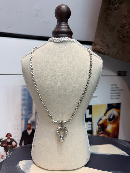 Inverted triangle necklace