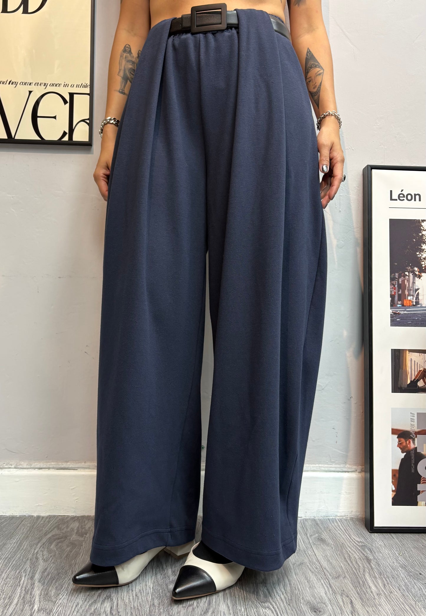👍🏼Front pleated cotton pants #00762