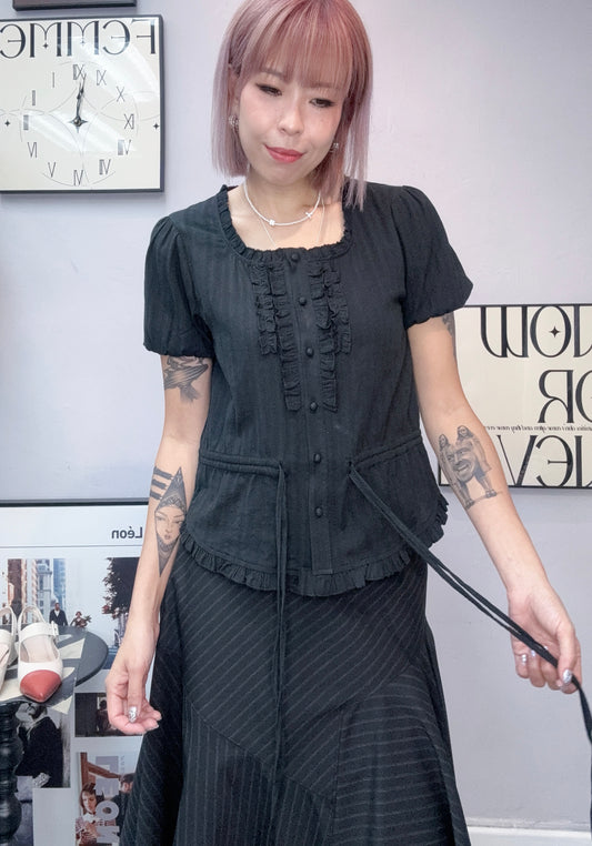 (-30%)Square collar blouses #00647