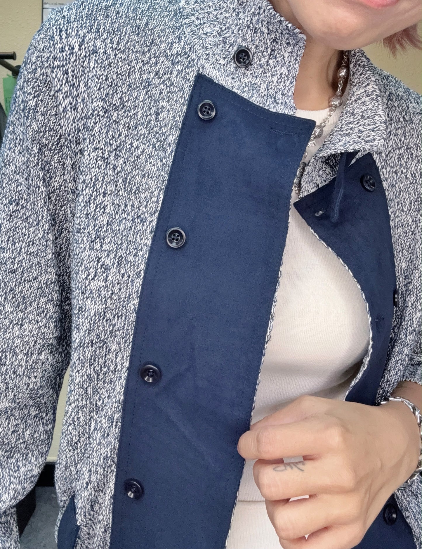 With belt knitted outer #00847