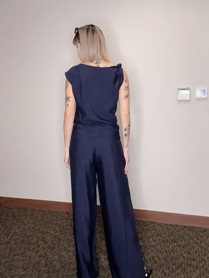 One knotted shoulder top #00537