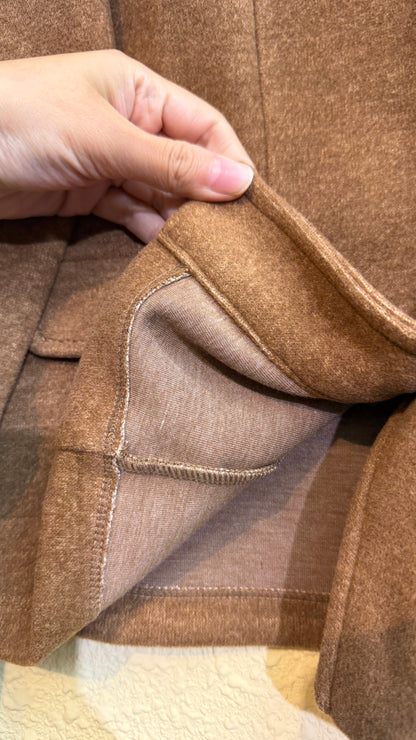 Slim fit wool outer #00949
