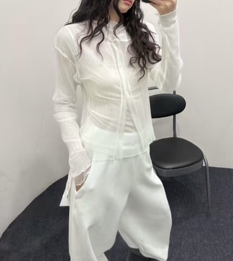 (🏷️-30%）Two pieces see through outer X rib inner #00439