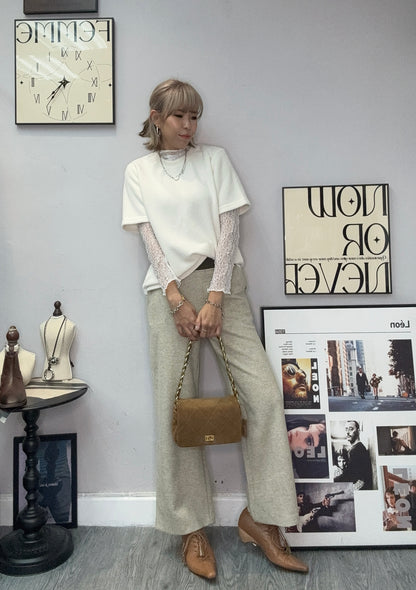 Leopard skin two way leather bag