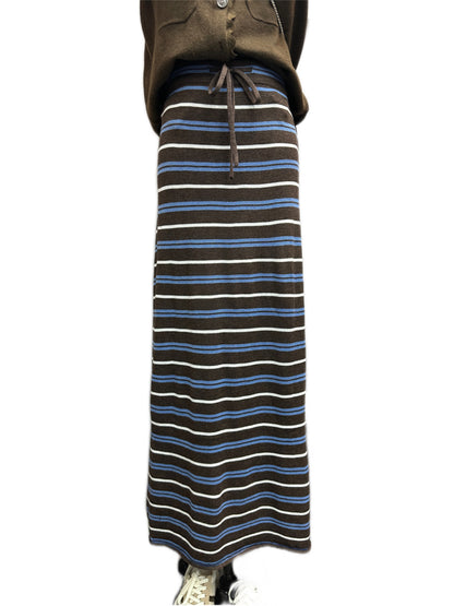 (-30% off)Cross grain knit skirt