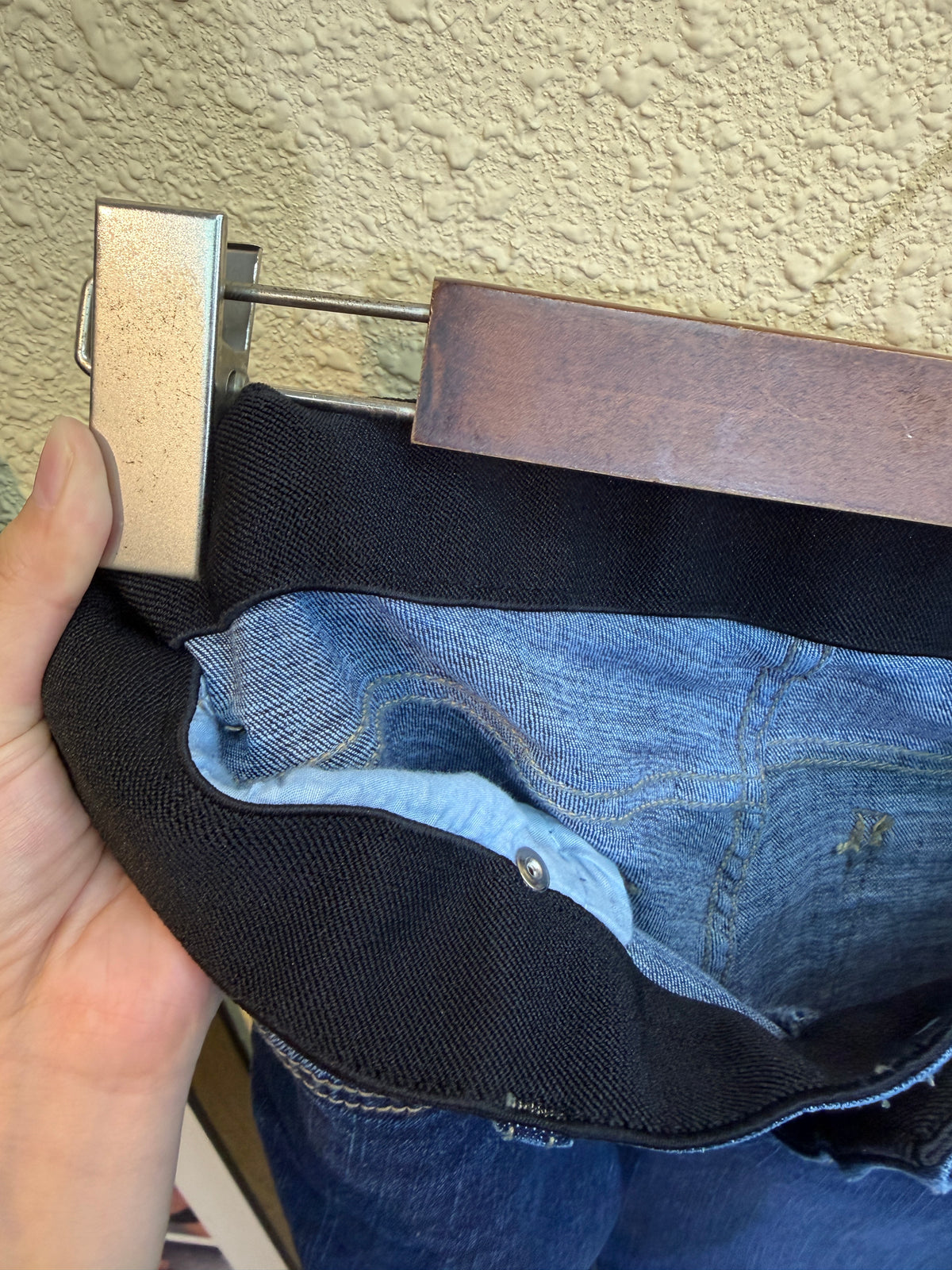 👍Full elastic slim flare jeans #00960