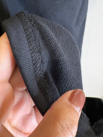 Embroidery words cotton pants