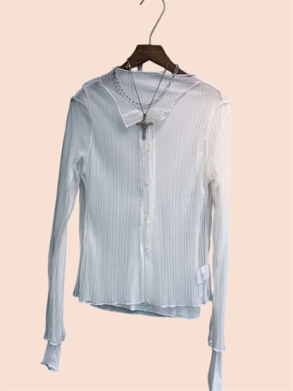 (🏷️-30%）Two pieces see through outer X rib inner #00439