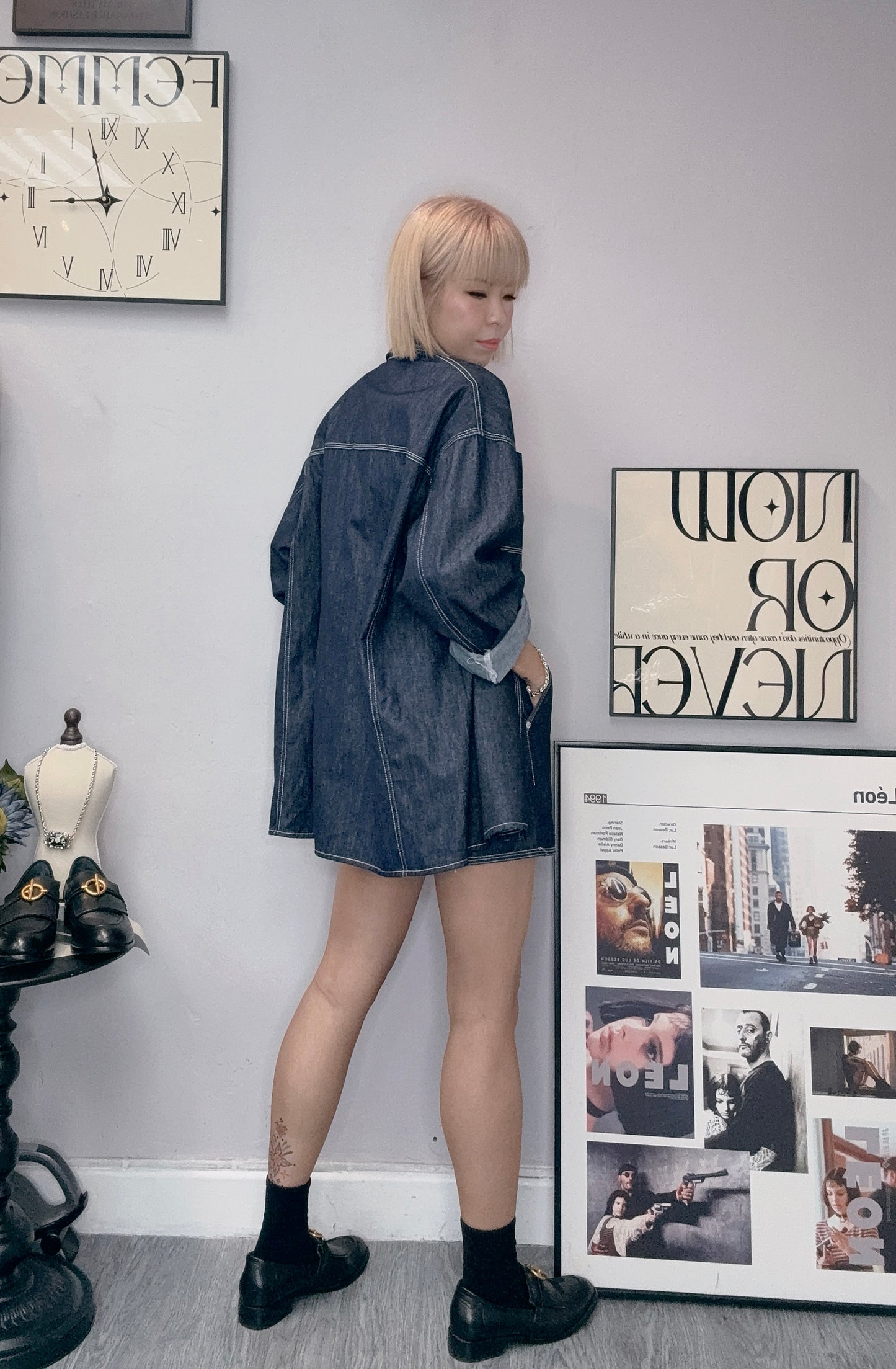 (-30%off)Lighted Denim shirt