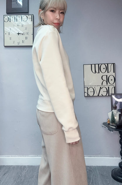 Side shoulder button top #00123