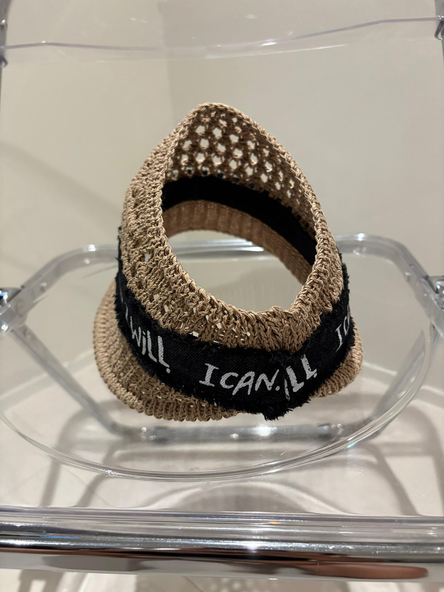 ‘I can .I will’ sun hat