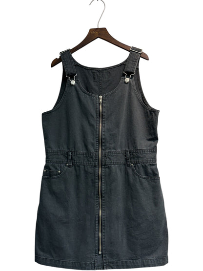 Apron denim dress #00620