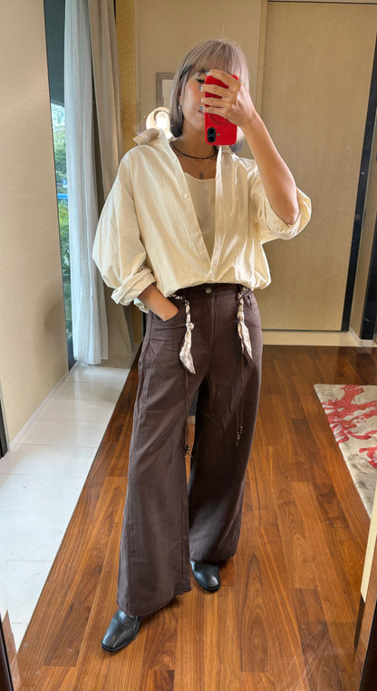 Twilly belt trousers