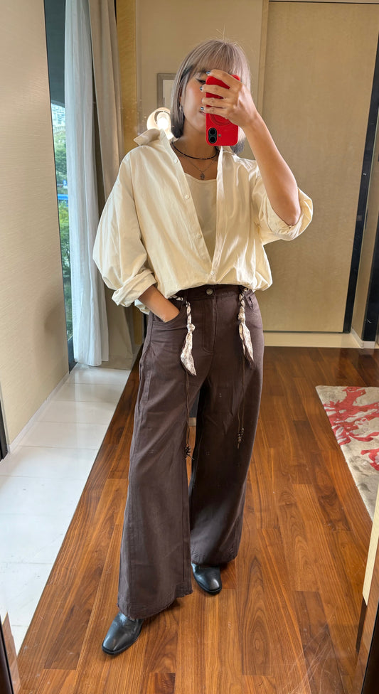 Twilly belt trousers