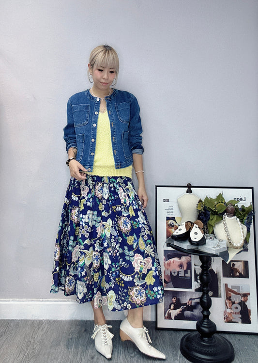 Denim cardigan