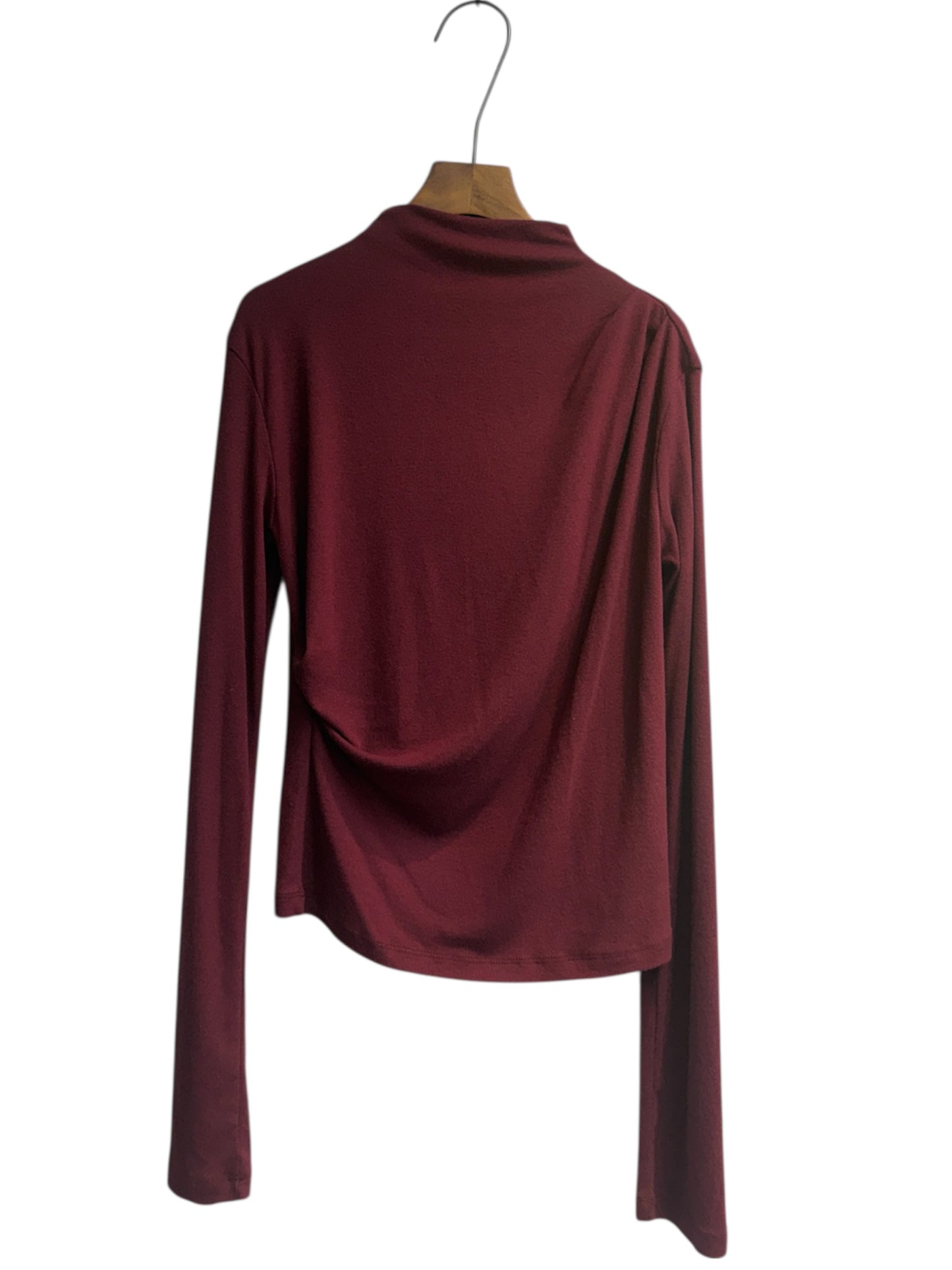 Gathered pleats top #00090