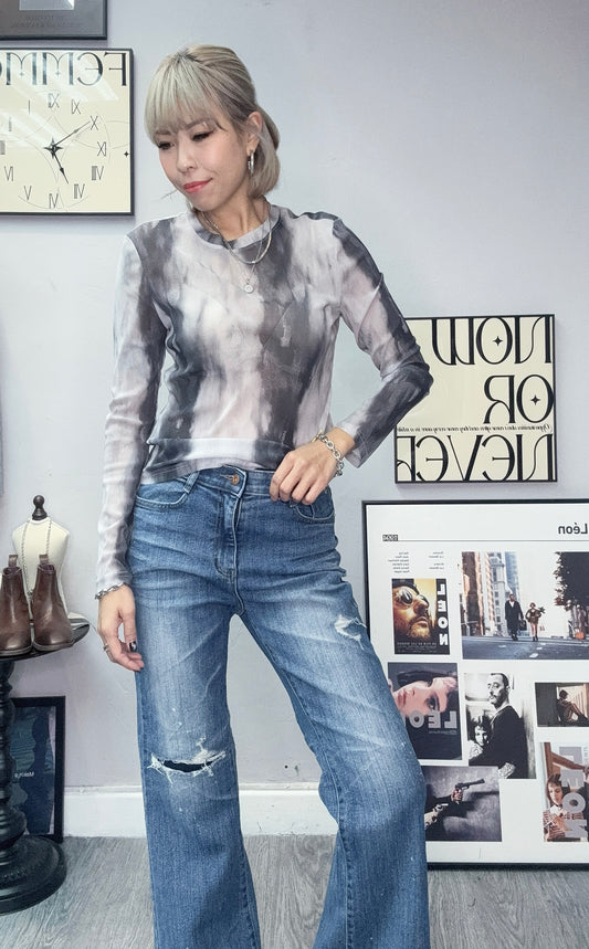 Tie dye see thought tee #00087