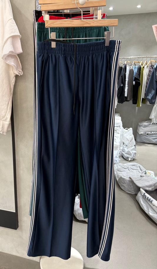 Triple white line pants #00374