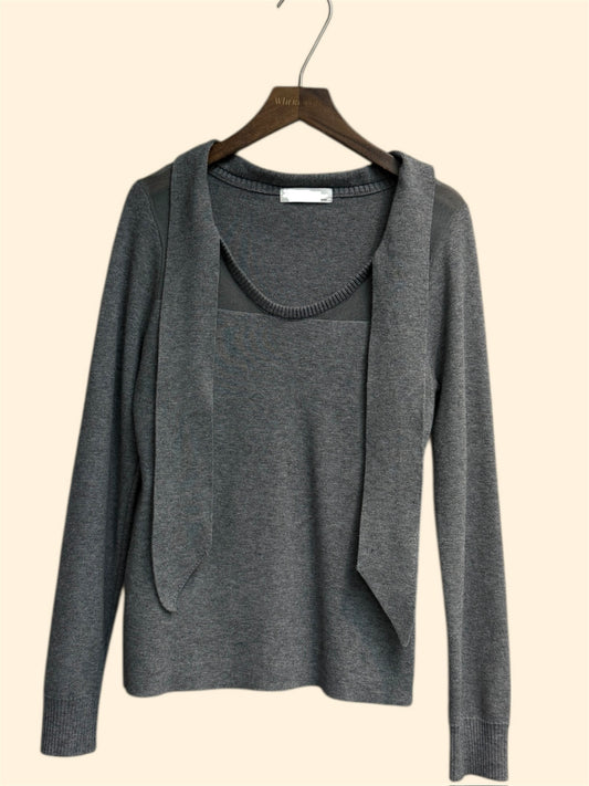 Front half see though knit #00252