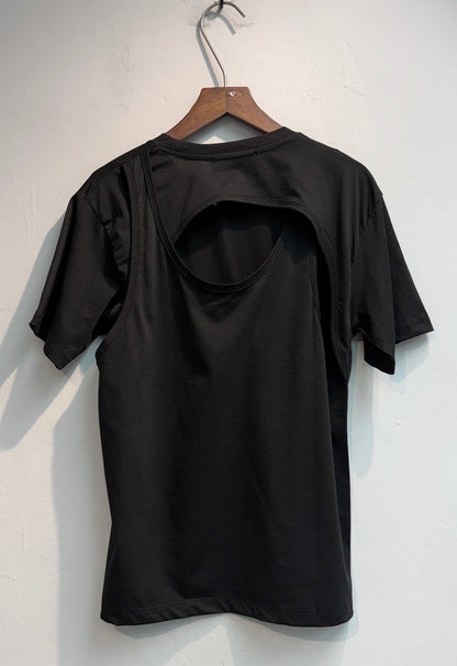 Backless tee #00787