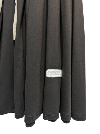 Full elastic pleated skirt #00618