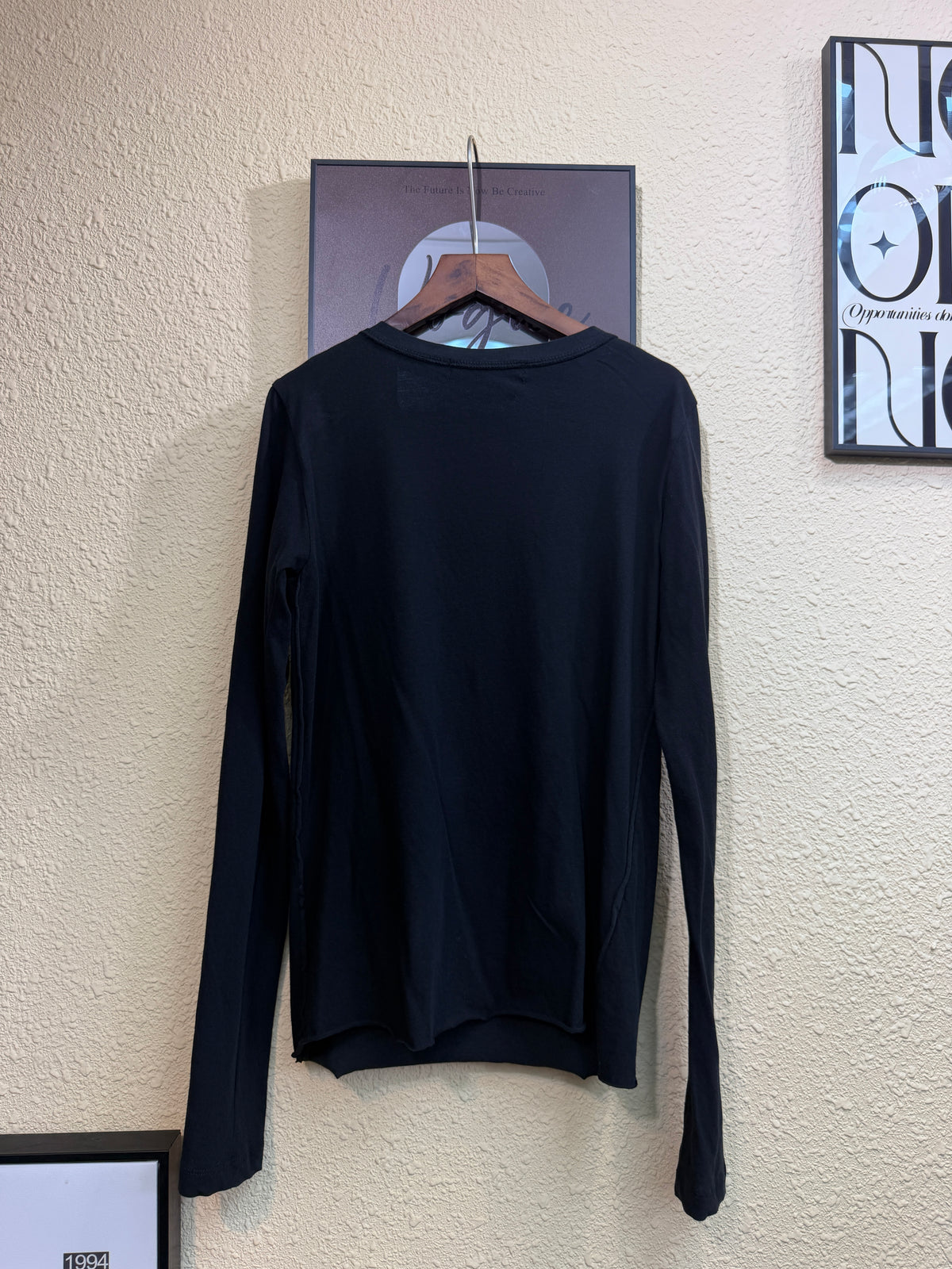 Double v neck front buttons tee #01042