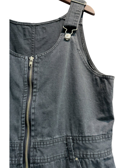 Apron denim dress #00620