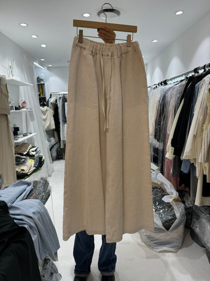 （30%off)Linen x cotton pants (獨家款）￼