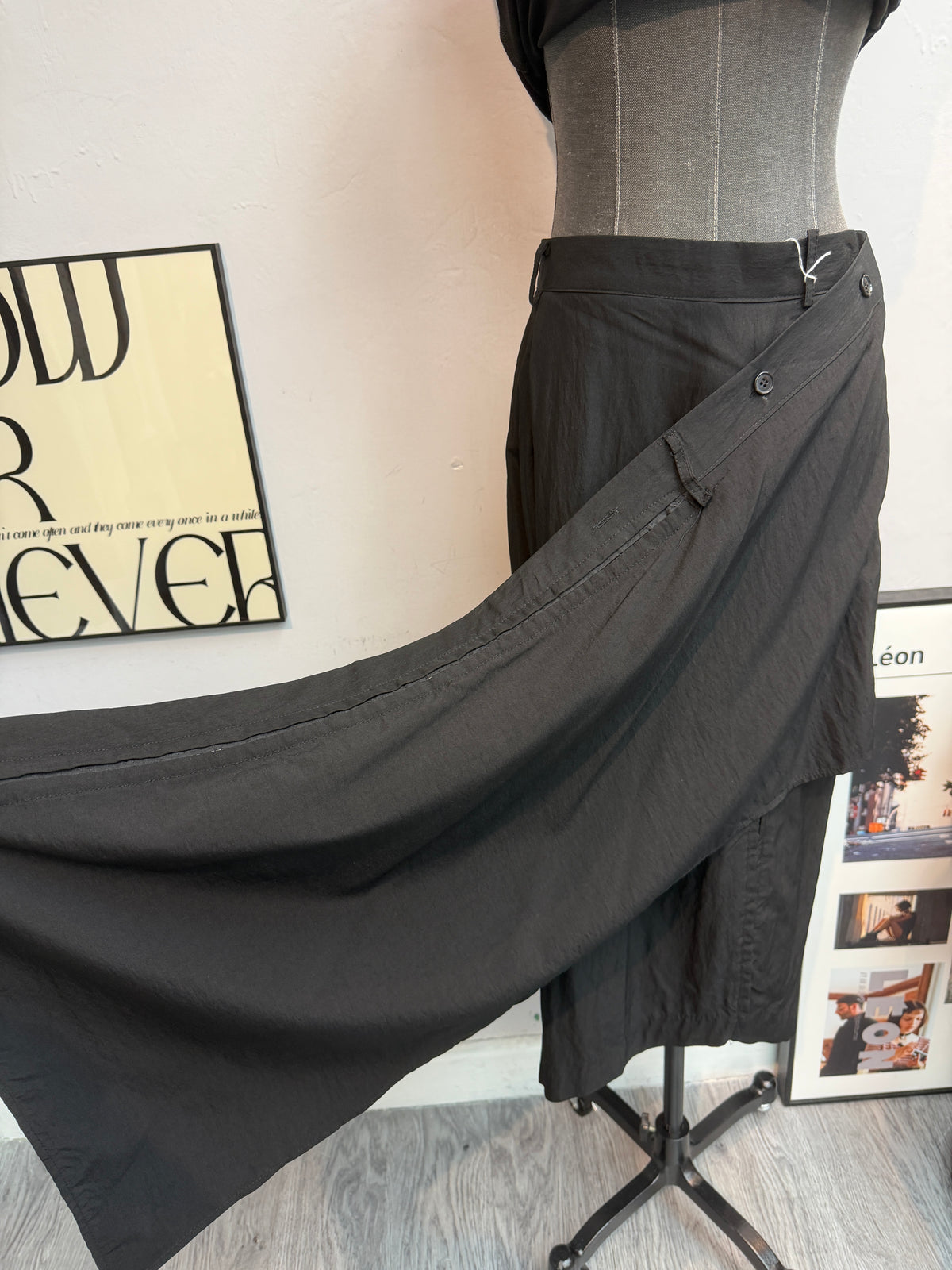 (-30%)irregular hem skirt