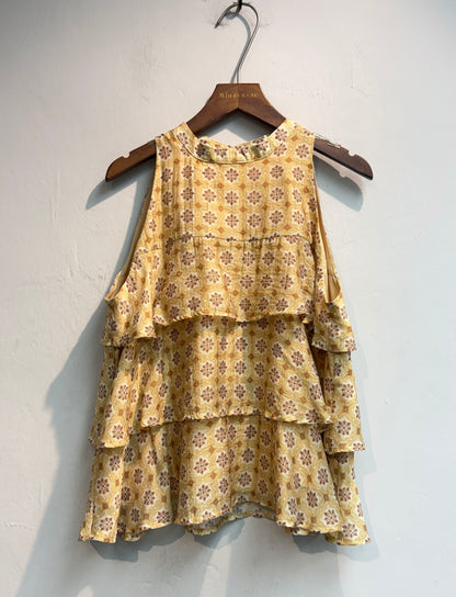 (-20%)Floral layers blouse #00775