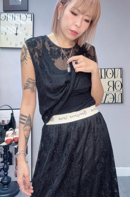 (-20%)Full embroidery lace set