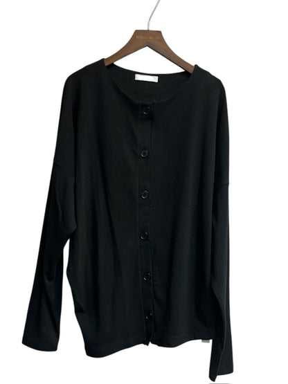 Front button cotton cardigan