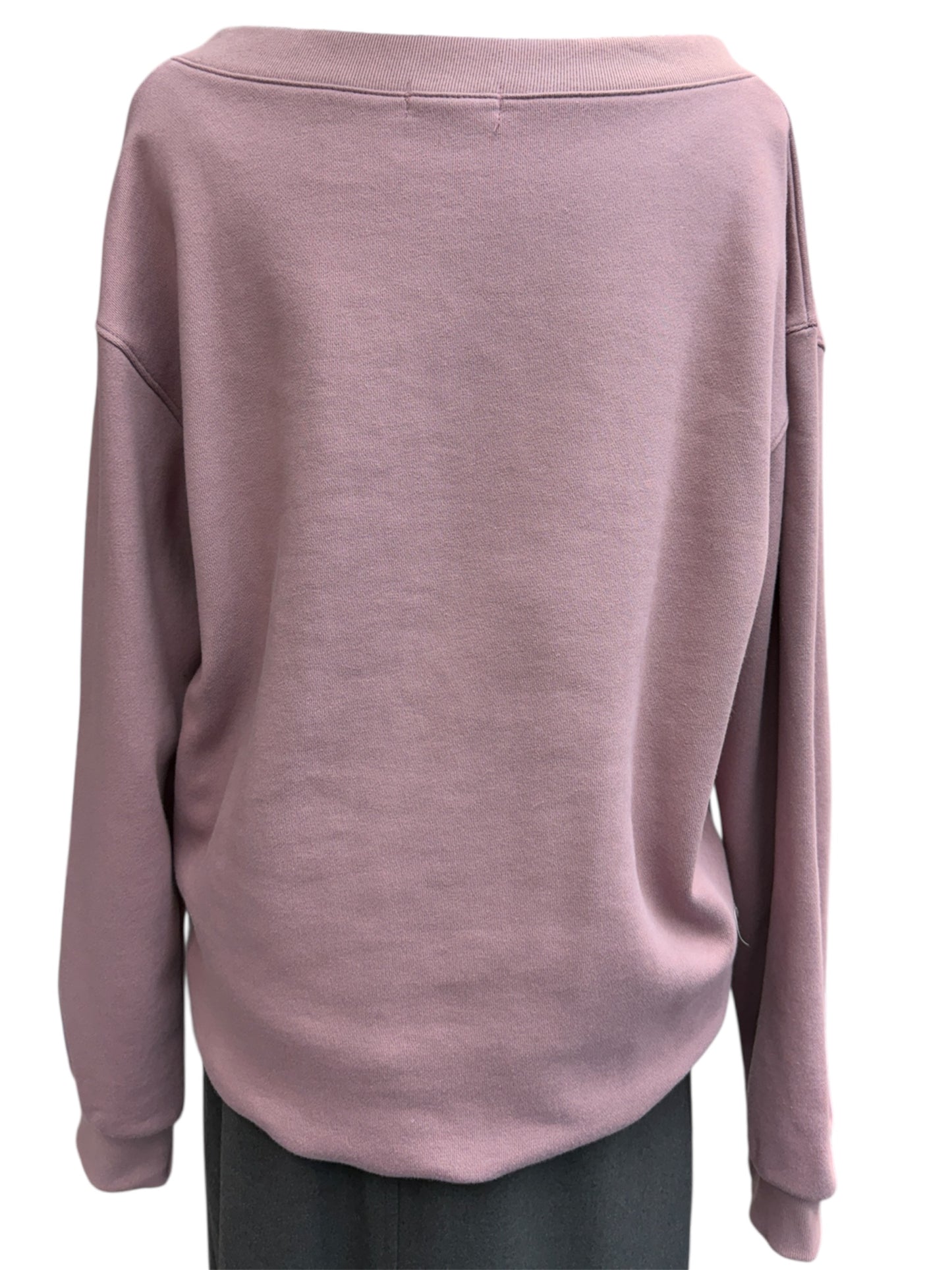 V neck fleece sweater #00058