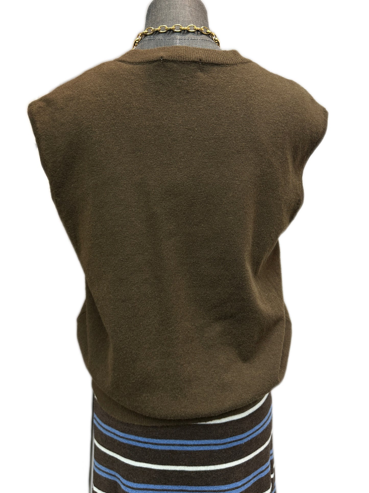 (-30%off)Embroidery lace knit vest