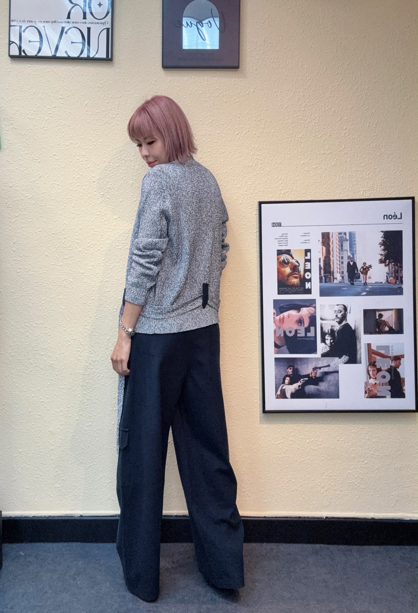 With belt knitted outer #00847