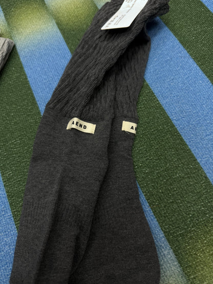 Embossed socks