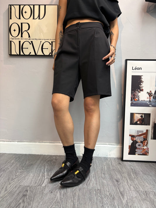 Half elastic walk shorts #00625