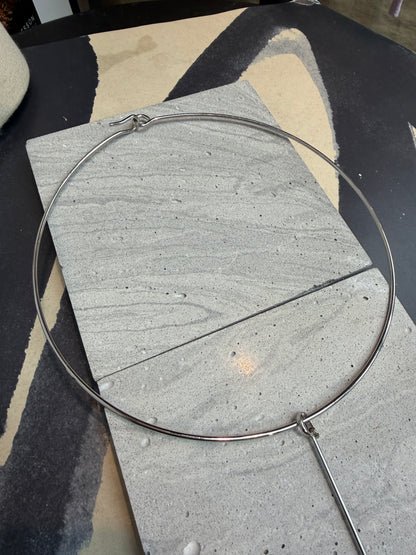 Big pendant neck ring
