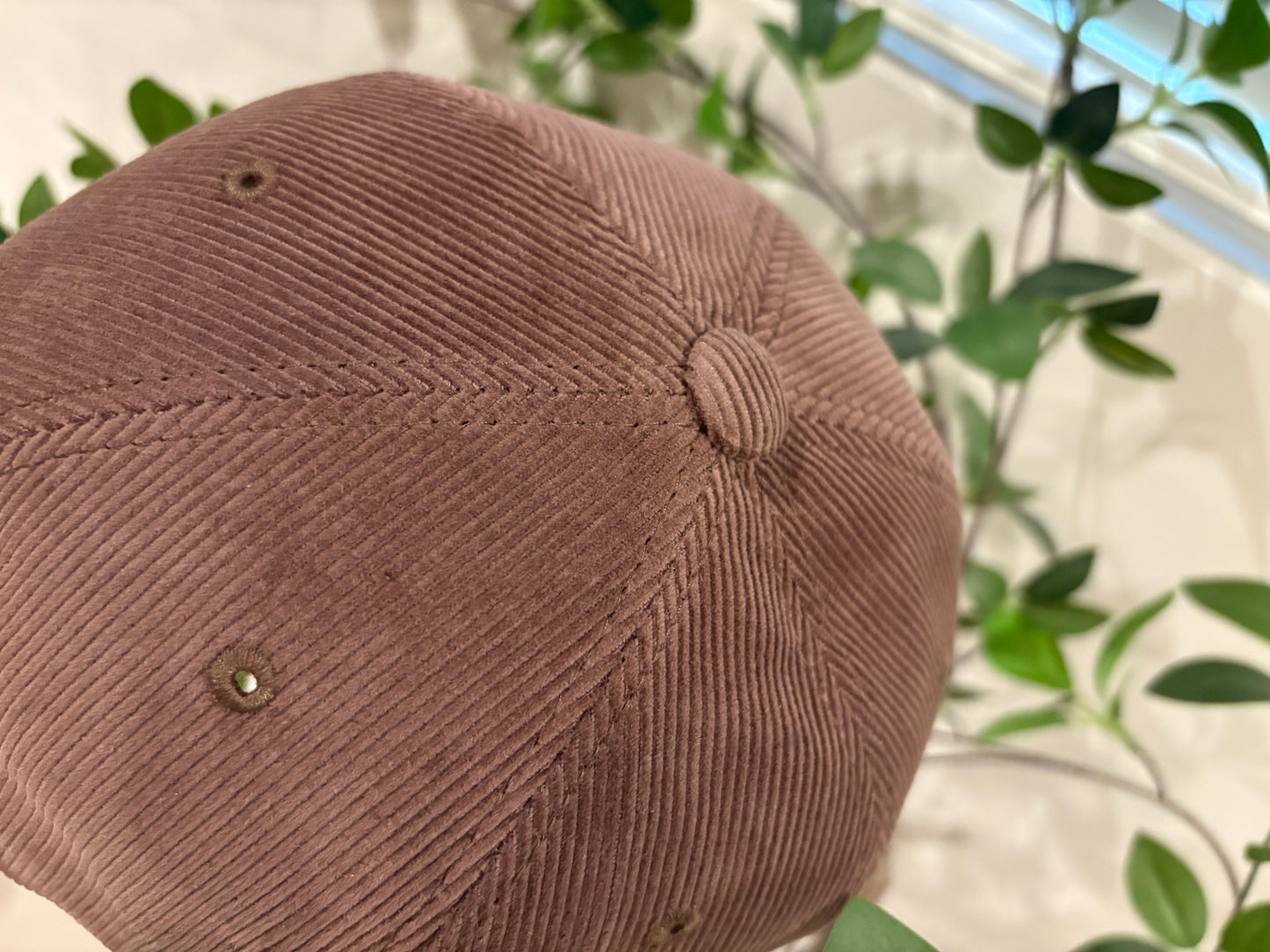 Corduroy cap