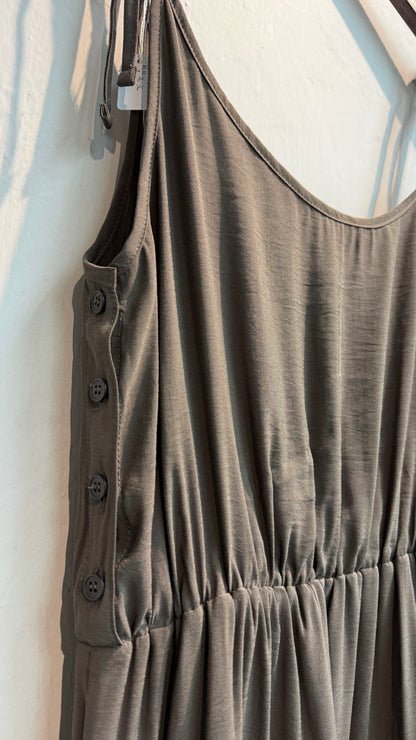 Side buttons cami one piece #00677