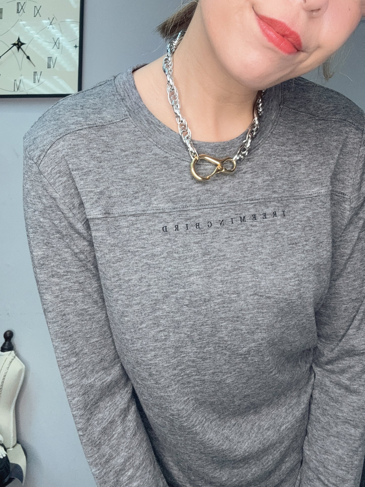 Softy wool Words long sleeves tee #00183