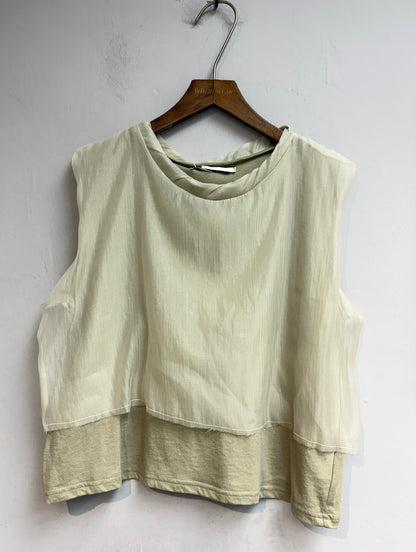 (-30%)2 in 1 Yarn set tee #00570