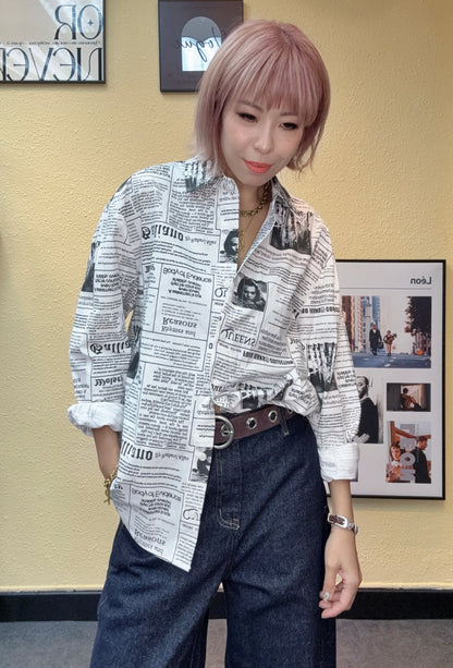 👍🏼Newspaper shirt