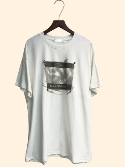 Short sleeves printed loose tee #00122