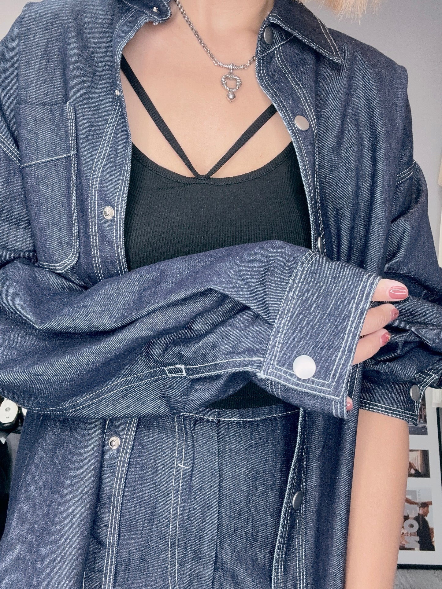 (-30%off)Lighted Denim shirt